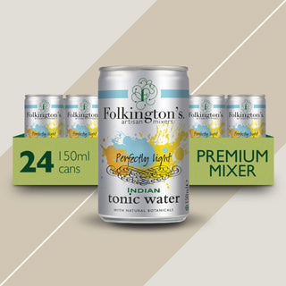 Indian tonic water light - 24 x 150ml cans TRAY