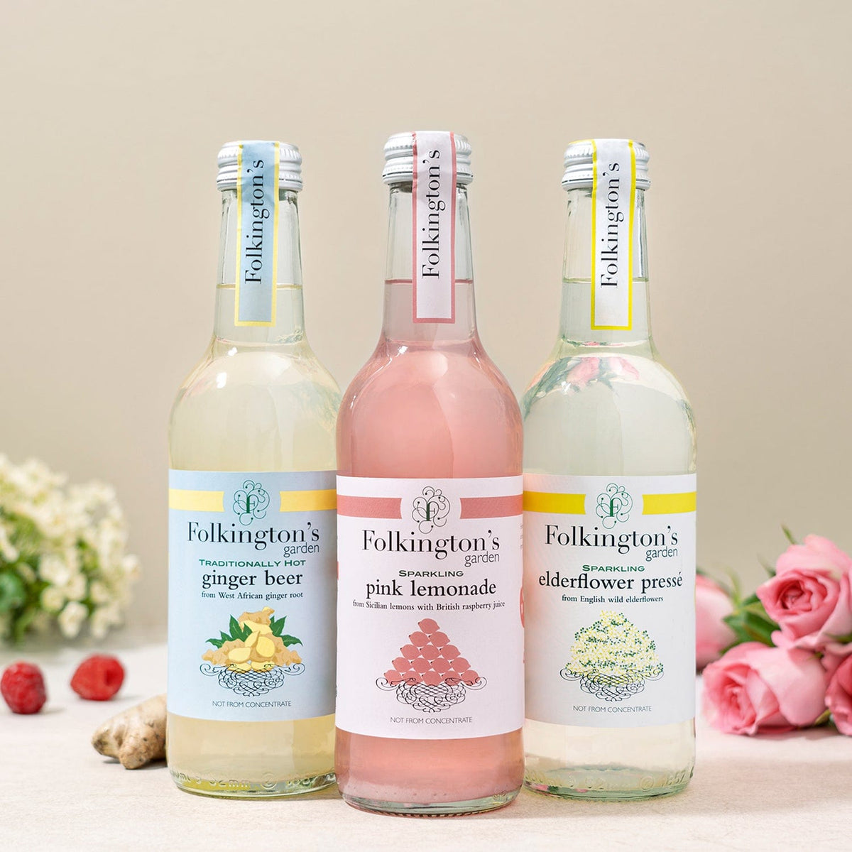 Sparkling Pink Lemonade 330ml Folkington's
