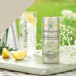 Gently sparkling elderflower pressé