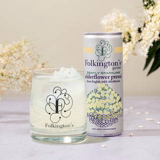 Gently sparkling elderflower pressé