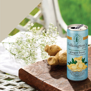 Traditionally hot ginger beer