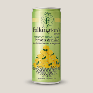 Gently sparkling lemon & mint pressé