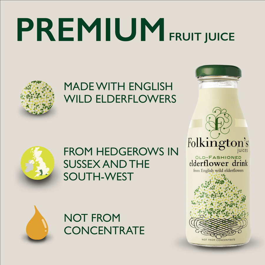 Old-fashioned elderflower drink