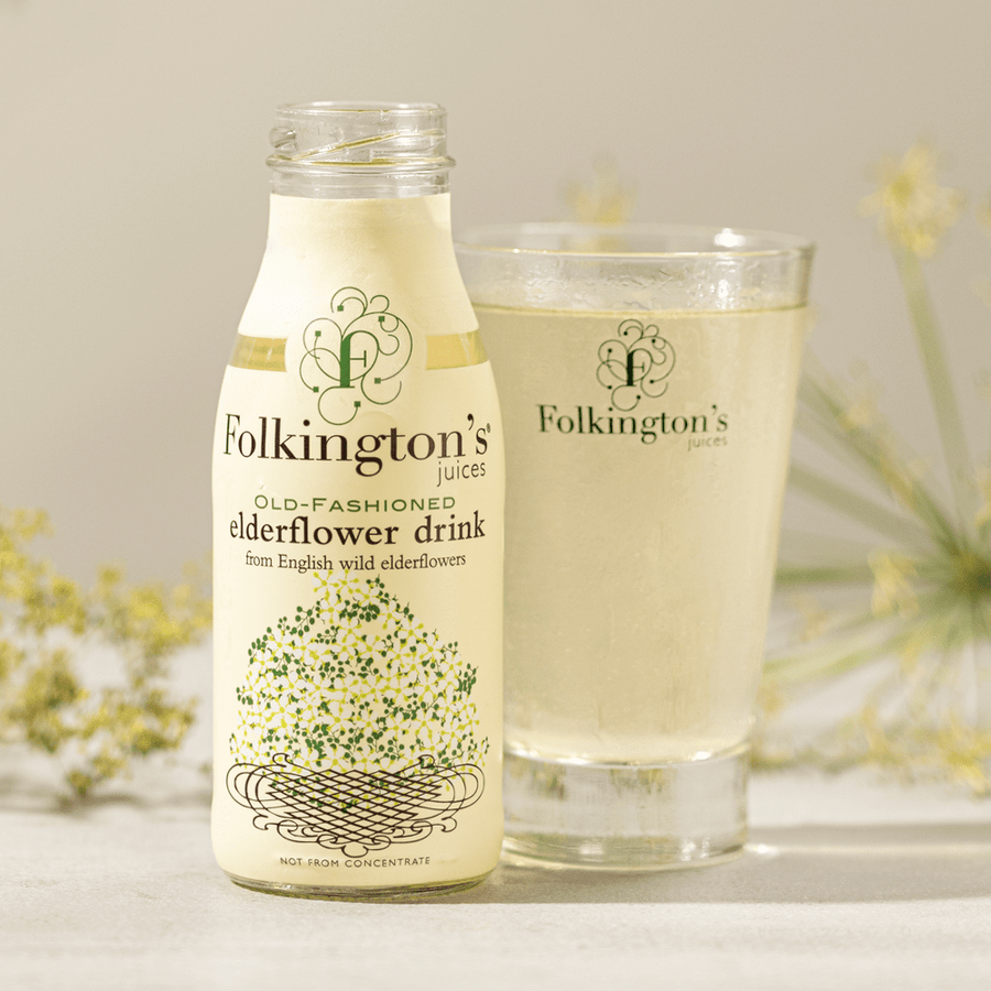 Old-fashioned elderflower drink
