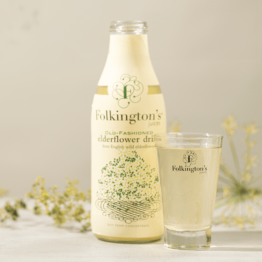 Old-fashioned elderflower drink